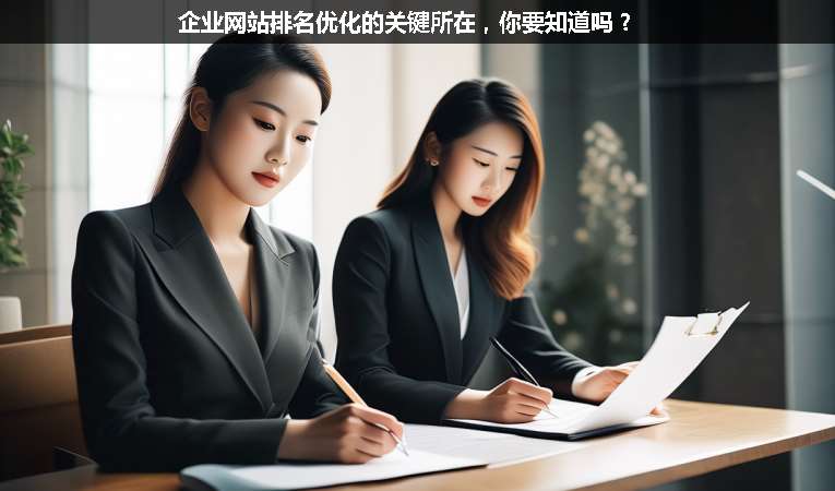 企業(yè)網(wǎng)站排名優(yōu)化的關(guān)鍵所在，你要知道嗎？